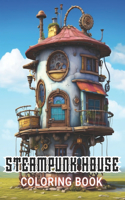 Steampunk House Coloring Book: High Quality and Unique Coloring Pages