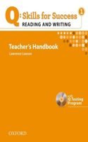 Q: Skills for Success: Reading & Writing 1 Teacher's Handbook