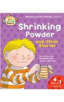 Oxford Reading Tree Read with Biff, Chip & Kipper: Level 5 Phonics & First Stories: Shrinking Powder and Other Stories