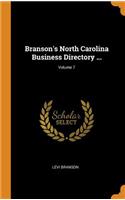 Branson's North Carolina Business Directory ...; Volume 7