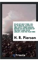 State of New York, No. 56, in Senate, March 15, 1881