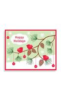 Little Red Birds Holiday Cards