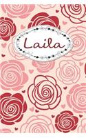 Laila: Personalised Notebook / 120 Pages / Dot Grid / Perfect for journaling and writing notes.