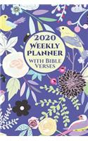 2020 Weekly Planner with Bible Verses on Each Page