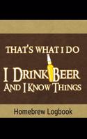 Homebrew Logbook: 6 x 9 Beer Brewing Recipe and Logbook