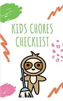 Kids Chores Checklist