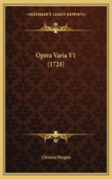 Opera Varia V1 (1724)