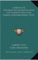 Chemische Untersuchungsmethoden Fur Eisenhutten Und Deren Nebenbetriebe (1912)