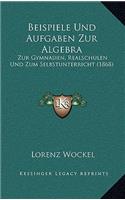 Beispiele Und Aufgaben Zur Algebra