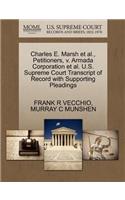 Charles E. Marsh et al., Petitioners, V. Armada Corporation et al. U.S. Supreme Court Transcript of Record with Supporting Pleadings