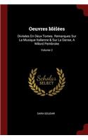 Oeuvres Mêlées