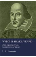 What Is Shakespeare? an Introduction to the Great Plays