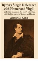 Byron's Single Difference with Homer and Virgil