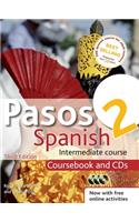 Pasos 2 Intermediate Course in Spanish: Coursebook and Cds