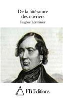 de la Littérature Des Ouvriers
