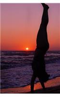 Handstand on the Beach at Sunset Journal