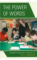 The Power of Words: Learning Vocabulary in Grades 4-9