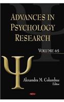 Advances in Psychology Research