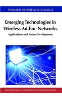 Emerging Technologies in Wireless Ad-hoc Networks
