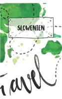 Slowenien: Liniertes Reisetagebuch Notizbuch oder Reise Notizheft liniert - Reisen Journal für Männer und Frauen mit Linien