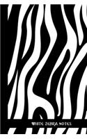 white zebra notes