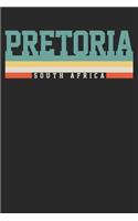 Notebook: Pretoria South Africa Ruled 6x9 120 Pages