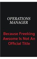 Operations Manager because freeking awsome is not an official title: Writing careers journals and notebook. A way towards enhancement