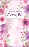Monthly Bill Planner and Organizer 2020