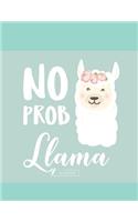 Notebook: Cute llama cover and Dot pages, Extra large (8.5 x 11) inches, 110 pages, notebooks and journals(1 Cute Llama Notebook,)