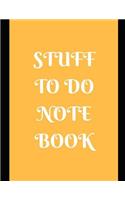 Stuff to Do Notebook