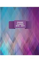 Student Planner 2018-2019 Monthly and Weekly Organizer: August 2018 to July 2019 MODERN PURPLE DESIGN 8x10