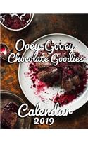 Ooey-Gooey Chocolate Goodies Calendar 2019: Full-Color Portrait-Style Desk Calendar