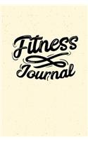 Fitness Journal: Blank Lined Gym Notebook