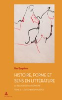 Histoire, Forme et Sens en Litterature