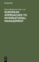 European Approaches to International Management