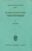 Die Annahme Eines Kindes Im Ausland