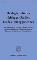 Heidegger Studies / Heidegger Studien / Etudes Heideggeriennes