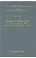Die Sacra-Parallela-Zitate Aus Den Buchern Josua, Richter, 1/2 Samuel, 3/4 Konige Sowie 1/2 Chronik