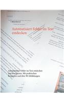Automatisiert Fehler im Text entdecken