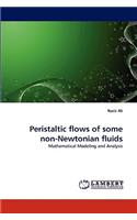 Peristaltic flows of some non-Newtonian fluids