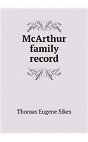 McArthur Family Record
