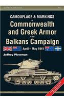 Camouflage and Markings of Commonwealth and Greek Armor in the Balkans Campaign