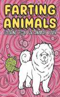 Farting Animals: An kids and Adult Coloring Book for Animal Lovers for Fun & Stress Relief & Relaxation