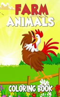 Farm Animals Coloring Book: For Kids Ages 4-8