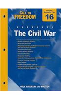 Holt Call to Freedom Chapter 16 Resource File: The Civil War: With Answer Key