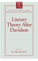 Literary Theory After Davidson