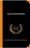 Lays of Ancient Rome