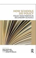 How Schools Do Policy