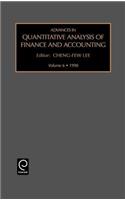 Advances in Quantitative Analysis of Finance and Accounting