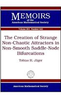 Creation of Strange Non-chaotic Attractors in Non-smooth Saddle-node Bifurcations